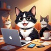 Логотип телеграм канала @money_and_cats — Котики о финансах, семье, детях, интересных новостях и событиях
