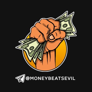 Логотип телеграм канала @moneybeatsevil — Бабло побеждает зло!