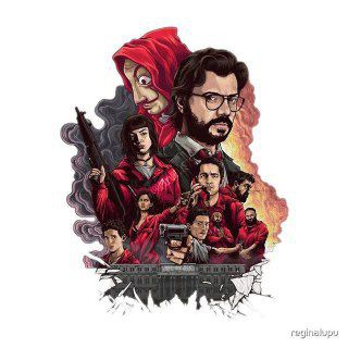 Telegram channel Money heist Hindi English Spanish Tamil Telugu Multi audio 720p 480p 1080p logo