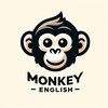 Логотип телеграм канала @monkenglish — Monkey English