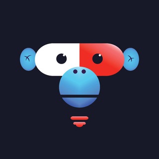 Логотип телеграм канала @monkeypill — monkey pill