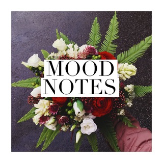 Логотип телеграм канала @moodnotes — Записки настроения