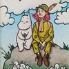 Логотип телеграм канала @moominland — moomin and the great flood