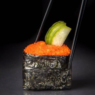 Логотип телеграм канала @moresushi_yakutsk — Море суши. Меню.