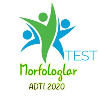 Telegram kanalining logotibi morfologlar_test — Morfologlar(test) Uyda qoling