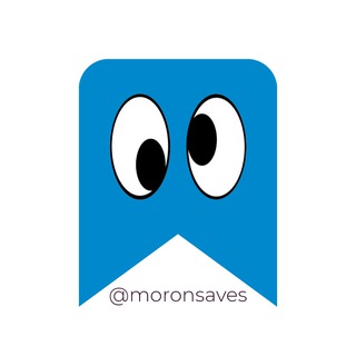 Logo of telegram channel moronsaves — Moron's Saves
