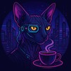 Логотип телеграм канала @morozovcyber — Кофе,Кырник,Киберпанк