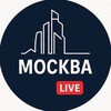 Логотип телеграм канала @moscow77live — Москва LIVE