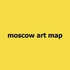Логотип телеграм канала @moscowartmap — moscow art map