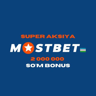 Telegram kanalining logotibi mostbetbonusuz — 2 000 000 SO'M BONUS - MOSTBET
