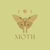 Логотип телеграм канала @moth_market — МОЛЬ 🦋