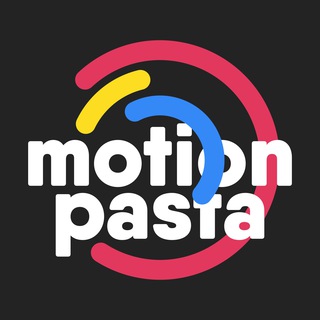 Логотип телеграм канала @motion_pasta — motion pasta 🚀