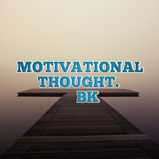 Logo of telegram channel motivationalthoughtbk — Motivational Thought. Bk.