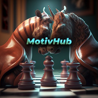 Логотип телеграм -каналу motivhub — MotivHub