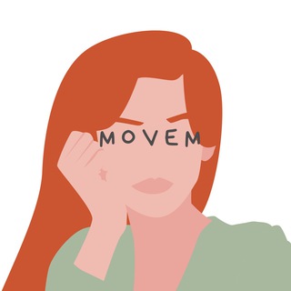 Логотип телеграм канала @movem_club — MOVEM — для МАМ