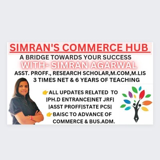 टेलीग्राम चैनल का लोगो mpatuniraj — SIMRAN'S COMMERCE HUB 😊SCOB FAMILY ❤️