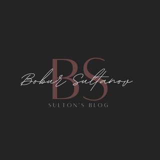 Telegram channel Sulton's | Blog 📌 logo