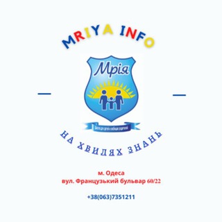 Логотип телеграм канала @mriyainfo — Mriyainfo
