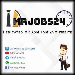 Logo of telegram channel mrjobsindia — Medical representative job