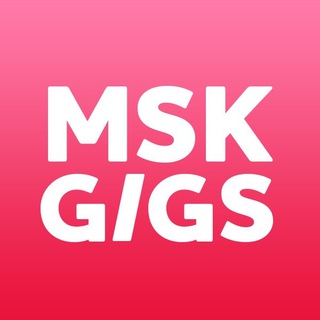 Логотип телеграм канала @mskgigs — MSK GIGS