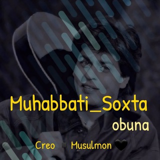 Telegram channel Muhabbati Soxta 📌 logo