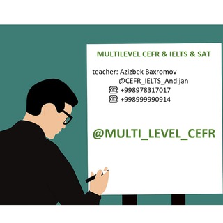 Logo saluran telegram multi_level_cefr — MULTILEVEL CEFR & IELTS & SAT