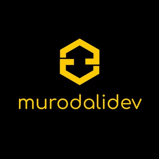 Telegram kanalining logotibi murodalidev — murodalidev