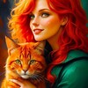Логотип телеграм канала @murrrrmagic — Рыжая Муррррмагия🐈