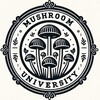 Логотип телеграм канала @mushuniver — Mushroom University/Грибной университет