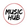 Логотип телеграм канала @music_hub_xxx — 𝑴𝑼𝑺𝑰𝑪 𝒉𝒖𝒃
