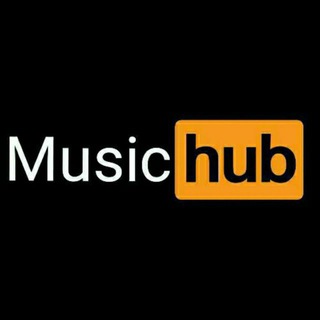 Логотип телеграм канала @musichub_anton — Music Hub 🖤🧡