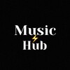 Логотип телеграм -каналу musichud_ua — Music Hub⚡️