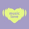 Логотип телеграм канала @musiclove_school — MUSIC LOVE