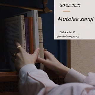 Telegram kanalining logotibi mutolaam_zavqi — Mutolaa zavqi 📖☕