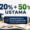 Telegram kanalining logotibi muxarramazizova — Milliy sertifikat 50% ustama