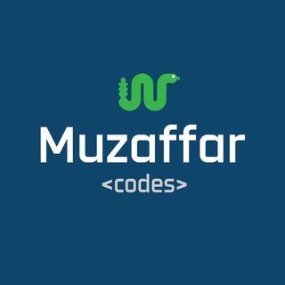 Telegram kanalining logotibi muzaffarcodes — Muzaffar codes