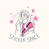Логотип телеграм канала @my_sticker_space — Sticker Space 🪐