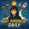 Logo of telegram channel myairdropdaily — MY AIRDROP DAILY