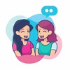 Логотип телеграм канала @mybestieeeee — Моя подружка