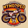 Логотип телеграм канала @mybike71 — МойМопед71