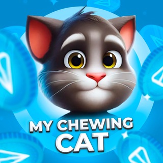 Логотип телеграм канала @mychewingcat_news — My Chewing Cat | News