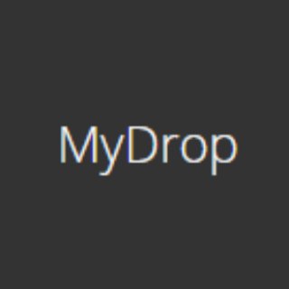 Логотип телеграм канала @mydropio — MyDrop.io Новости