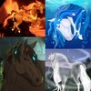 Логотип телеграм канала @myfaithfulhorse — 🔥💧4 стихии🌬🌿