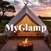 Логотип телеграм канала @myglamp_design — MyGlamp | обзоры, идеи для глэмпинга