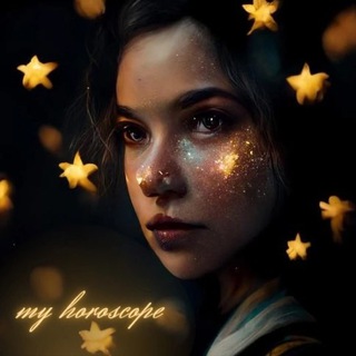Логотип телеграм канала @myhoroscopee — my horoscope