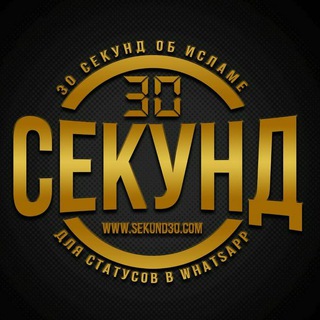 Логотип телеграм канала @mystatus30 — 30 СЕКУНД ОБ ИСЛАМЕ