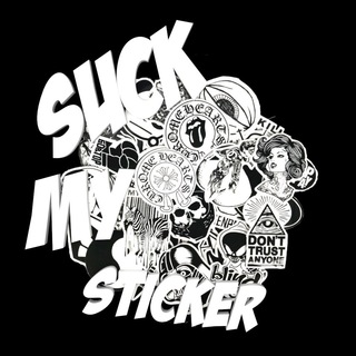 Логотип телеграм канала @mystickerssuck — Suck my stickers
