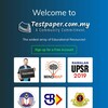 Logo of telegram channel mytestpaper — www.testpaper.com.my
