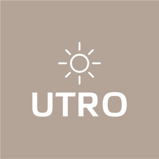 Логотип телеграм канала @myutroru — UTRO