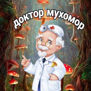 Логотип телеграм канала @myxomorikiiii — Доктор Мухомор🍄